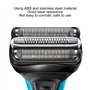 Gegong Accessoire de tête en aluminium pour lame rechange rasoir électrique hommes 32B adapté Braun 3 Series 300S/301S/310S/320S
