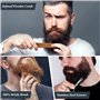 Kit Soins Barbe Homm, Oukzon 10 en 1 Coffret Cadeau Pousse Barbe Complet Professionnel avec Shampoing barbe, Conditionneur, Huil