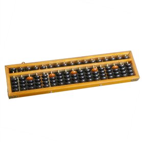 Fyore Boulier chinois vintage à 17 chiffres en bois pour enfants
