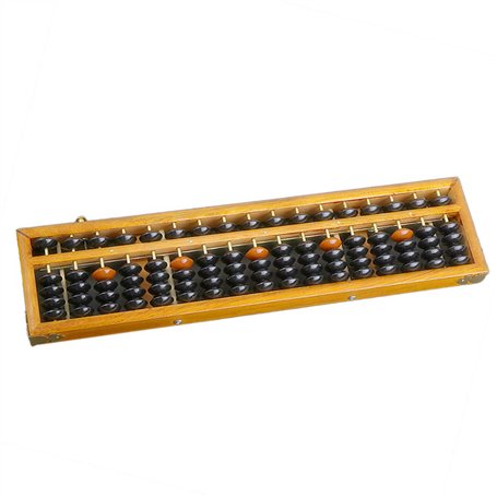 Fyore Boulier chinois vintage à 17 chiffres en bois pour enfants