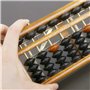 Fyore Boulier chinois vintage à 17 chiffres en bois pour enfants