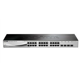 D-Link DGS-1210-28/ME Switch Smart+ Metro Ethernet 24 Ports Gigabit + 4 SFP- Idéal pour Entreprise Administration et Réseaux Gér
