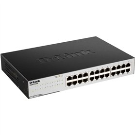 D-Link Systems Commutateur Gigabit 24 ports non géré - Réseau Ethernet Gigabit 24 x Gigabit - Paire torsadée - Prise en charge d