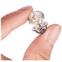 30 pièces Simple Broche Femme Boutons de Broche de Chemise Couvrant Boutons de Broche de Sécurité pour Écharpe Col de Chemise Ch