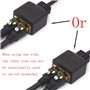 HTGuoji Câble adaptateur RJ45 mâle vers double femelle - Prend en charge Ethernet Cat 5/Cat 6 LAN pour changer de réseau entre d
