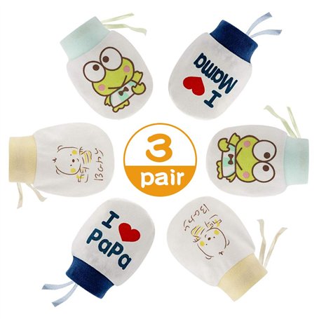 Moufles pour bébé NORME nouveau-né garçon fille paires de gants réglables super doux pour bébé
