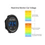 YGL voltmètre DC 24 V/12 V voiture/moto étanche, bleu