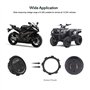 YGL voltmètre DC 24 V/12 V voiture/moto étanche, bleu