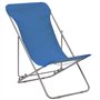Tidyard Jeu de 2 Chaises de Plage Pliable (Inclinaison dans 3 Positions) en Acier et Tissu Oxford Bleu - Divers Couleurs aux Cho