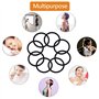 Liens de Cheveux 100 Pièces, 2mm Cheveux Élastiques Cravates, Mini Chouchous Bandes pour les Cheveux des Enfants Bébés Petites F