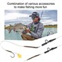 282pcs Leurres de Pêche Kit, Portable D'appâts de Pêche à la Carpe Tackle , Perles de Pêche,Longe, Grains de Maïs, Tubes en Caou
