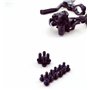 160mm Kit de freins à disque avant et arrière pour vélo Ensemble poignées/ câbles de frein Leviers de frein Kit de câbles