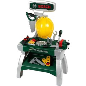 Theo Klein 8612 Bosch Etabli Junior 2 en 1 | Comprend également Un Casque