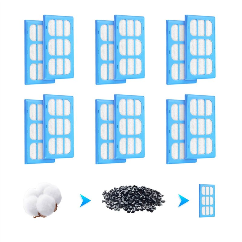 Anka Filtre Cat, Filtre Fontaine Cat, Filtres à Charbon Remplacement，Cartouches filtrantes de Remplacement pour Pet Mate de, Pos