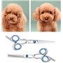 Ciseaux De Coiffure Professionnels Ciseaux Pour Cheveux Barbier 7 Pcs Kit Ciseaux De Coiffure Ciseaux De Coupe De Cheveux Gauche
