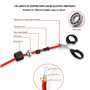 Corde à Sauter Sport Tzviod avec Roulement à Billes Jump Rope de Longueur Réglable Poignée ABS Antidérapante Adaptée à L'entraîn