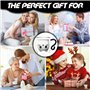 Qinhai Tasse Chat, Tasse a Cafe Double Paroi, Cadeau de Noël Original pour Femme Fille Epouse Maman Nounou Marraine Amie Enfant 