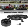 Embrayage Centrifuge 3/4" Alésage 12 Dents #35 Chaîne Remplacement Raccord Centrifuge pour Go Kart Mini Vélo 6.5HP