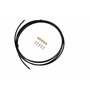 Vélo Frein Huile Tube, Câble de Frein de Vélo avec vis de Connexion d'insertion, Tuyau de frege de Tuyau d'huile de Frein à Disq