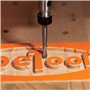 SpeTool Up&Down Fraise Defonceuse 6mm Diamètre de la tige Compression Fraise a Rainurer Fraise CNC Fraises en Spirale 22mm Longu