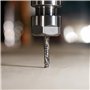SpeTool Up&Down Fraise Defonceuse 6mm Diamètre de la tige Compression Fraise a Rainurer Fraise CNC Fraises en Spirale 22mm Longu