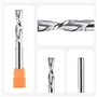 SpeTool Fraise Defonceuse 8mm Downcut Diamètre de la tige Fraise à Rainurer Longueur de coupe 32mm Fraise Spirale Fraise CNC HRC