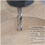 SpeTool Fraise Defonceuse 8mm Downcut Diamètre de la tige Fraise à Rainurer Longueur de coupe 32mm Fraise Spirale Fraise CNC HRC