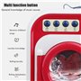 machine à laver avec divers accessoires et