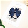 JOYOYO 40 pièces élastiques cheveux filles avec noeuds en ruban taille moyenne 9 cm, noeud cheveux fille chouchou cheveux fille