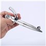 KINDPMA Compas de Mesure en Acier Professionnel Compas Pointe au Carbonne avec 5pcs Crayons Compas de Précision Réglage pour Cha