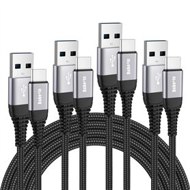 Câble USB C Charge Rapide[Lot de 4