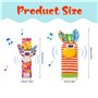 4 Pcs Hochet Bebe Bell Strap Poignet et Pied Finder Jouets d'éveil pour Tout-pet