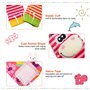 KroY PecoeD Bébé Poignet et Chaussettes Hochet, 4 Pcs Hochet Bebe Bell Strap Poignet et Pied Finder Jouets d'éveil pour Tout-pet