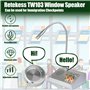 2W Double Voie Microphone de fenêtre