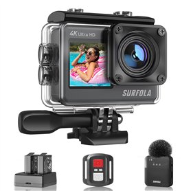 Surfola Caméra Sport SF530 Étanche 4K 60FPS
