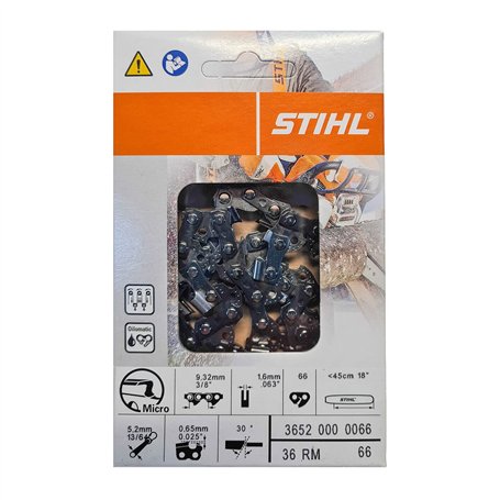 'Stihl 3652 000 0066 Chaîne de tronçonneuse 3/8 1