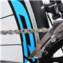 zonkie Chaîne de vélo 5/6/7/8 vitesses 1/2 x 3/32" 118 maillons