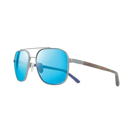 Revo Lunettes de soleil Harrison : Lentille en verre cristal polarisé avec monture en métal Navigator