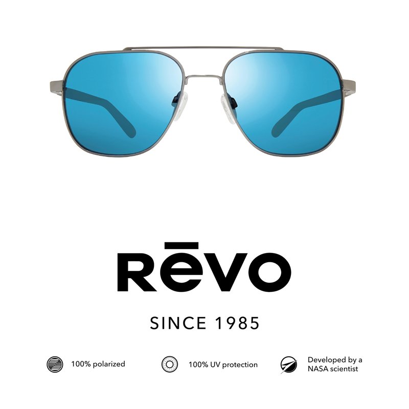 Image secondaire de Revo Lunettes de soleil Harrison : Lentille en verre cristal polarisé avec monture en métal Navigator, monture en bronze à canon