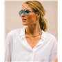 Revo Lunettes de soleil Harrison : Lentille en verre cristal polarisé avec monture en métal Navigator, monture en bronze à canon
