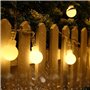[120 LED] Guirlande lumineuse sphérique 15 m 8 modes et fonction Merk, guirlande lumineuse extérieure/intérieur avec prise, déco