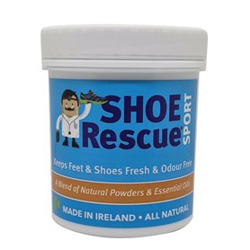 Poudre pour pieds et chaussures 100g élimine les odeurs Développé par un podologue agréé Shoe Rescue est un remède déodorant nat