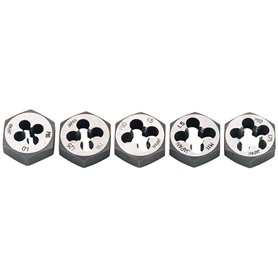 Draper D25-MM/A Lot de 5 Filières hexagonales Système métrique