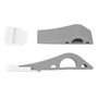 Fdit 4 Pcs Cale Porte Arrêt De Porte en Caoutchouc Résistant Non-Slip Bouchons De Coin avec Supports pour Enfants Bébé Doigt De 