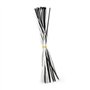 Leurre nerbait,Jupe nerbait,Fliegenbinden,Silicone Caoutchouc Jupe 50 Brins Jig Lure Jupes Jupe De Pêche Souple Leurres Barbe DI