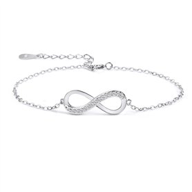 Bracelet Bijoux en Argent Sterling zircone cubique 925 pour Femmes