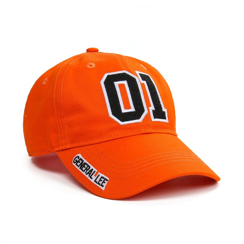 Nofonda Casquette de Baseball, Général Lee 01, Good OL, avec Appliques Brodées, Ajustable&Unisexe&Snapback -Adulte, Boy (Orange)
