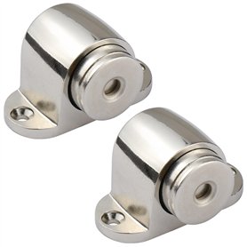 Hysagtek Lot de 2 Butoir de Porte Magnétique Cale Stop Porte magnétique en Acier Inoxydable Catch Arrêts de Porte Door Stoppers