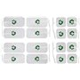 TESMED All Body Set de 16 Électrodes (8 Électrodes 50x50mm + 8 Électrodes 50x100mm) Compatibles avec Toutes Les Marques d'Électr