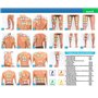 TESMED All Body Set de 16 Électrodes (8 Électrodes 50x50mm + 8 Électrodes 50x100mm) Compatibles avec Toutes Les Marques d'Électr